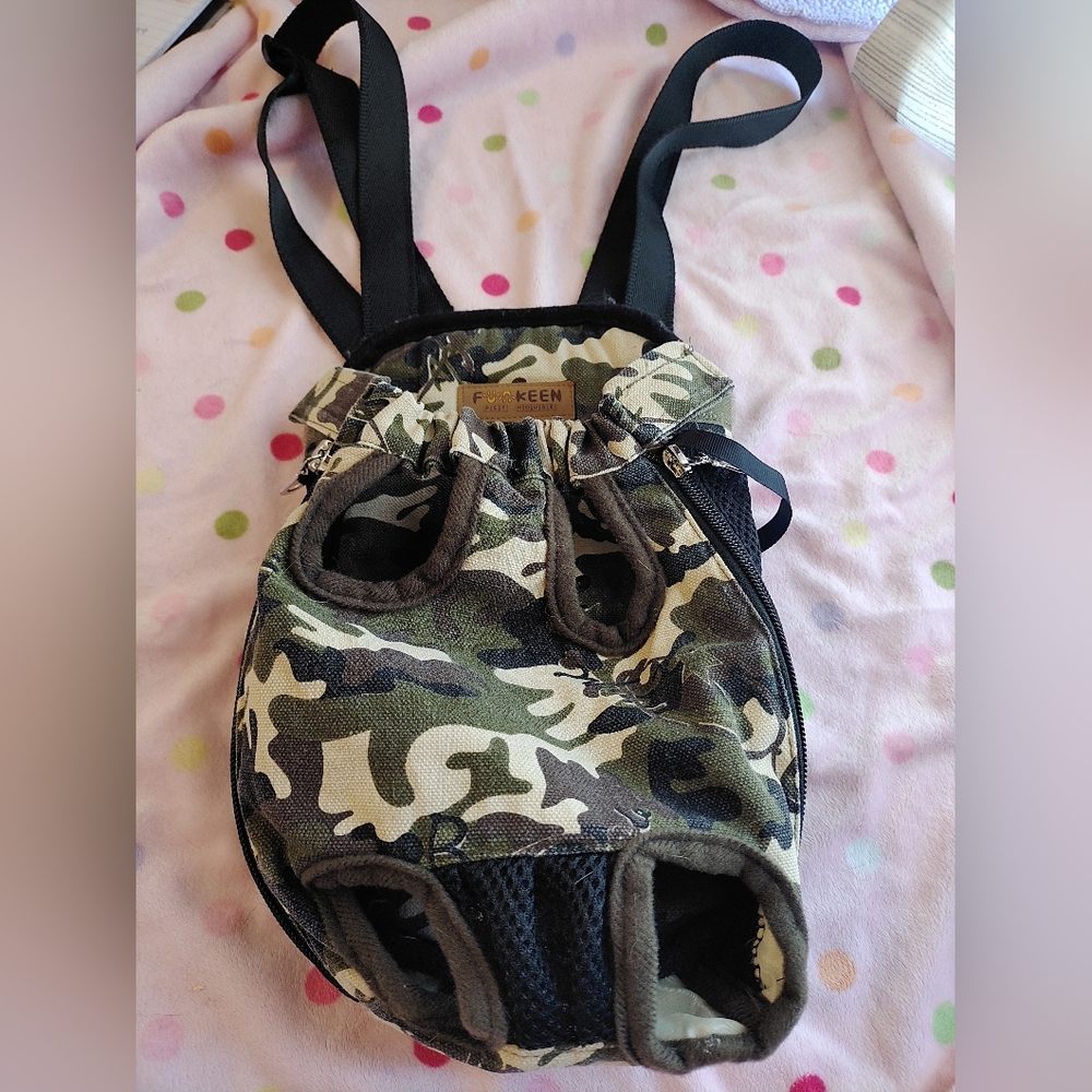 FurKeen Camouflage Pet Carrier